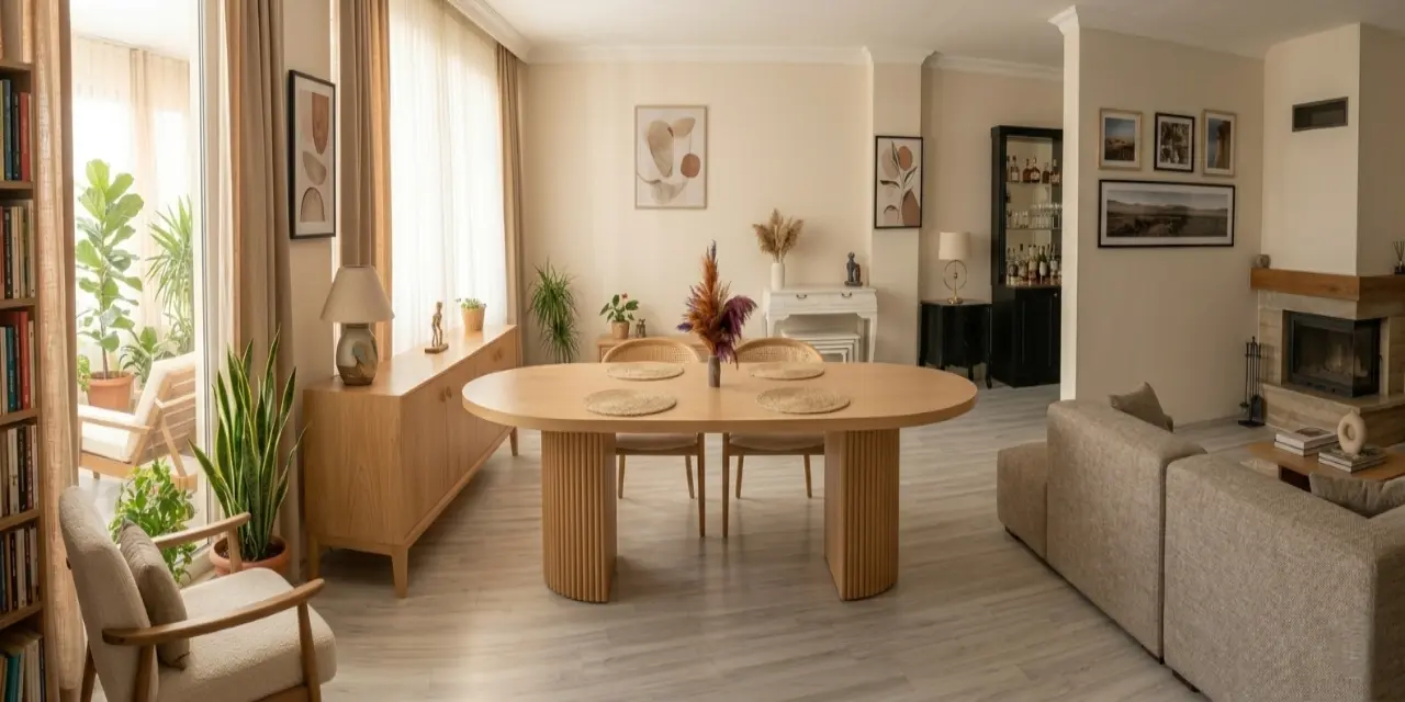 Yemek Masası Ölçüleri: 4, 6, 8 ve 12 Kişilik İdeal Masa Boyutları