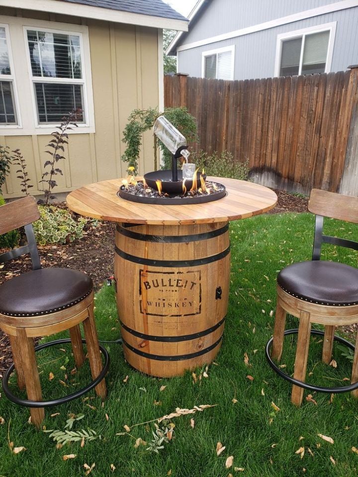 Roys Ahşap 106 Fıçı Oturma Grubu