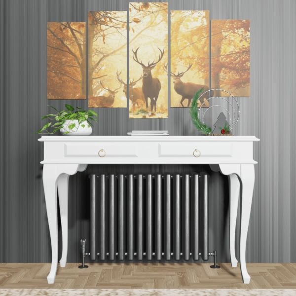 Roys Ahşap 100 Cm Beyaz Çekmeceli Petek Üstü Yüksek Dresuar