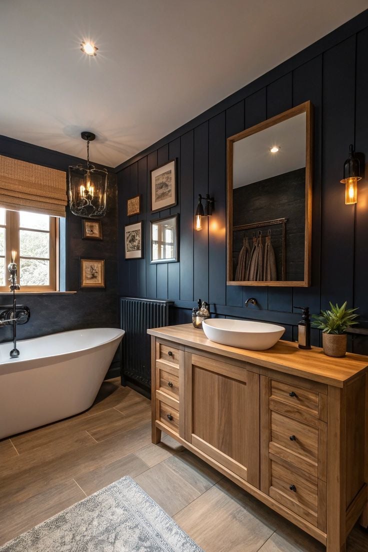 Roys Ahşap 146 Özel İmalat Modern Banyo Ünitesi