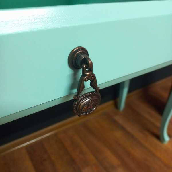 Roys Ahşap 100 Cm Çekmeceli Mint Yeşili Dresuar