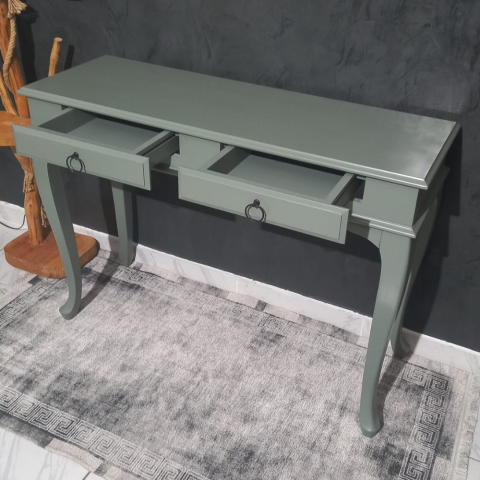 Roys Ahsap 7033 Cement Grey 100 Cm Çekmeceli Ahşap Dresuar