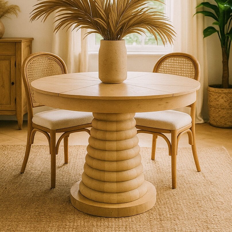 Roys Ahşap 257 Masif Ham 120 Cm Class Açılır Yemek Masası