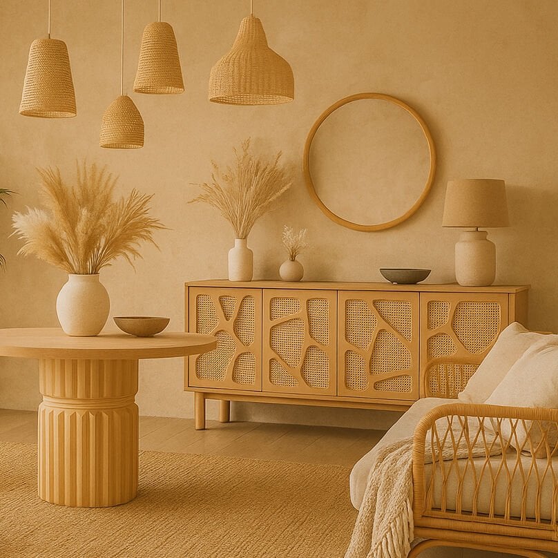 Roys Ahşap 262 Masif Ham 200 Cm Zebra Konsol