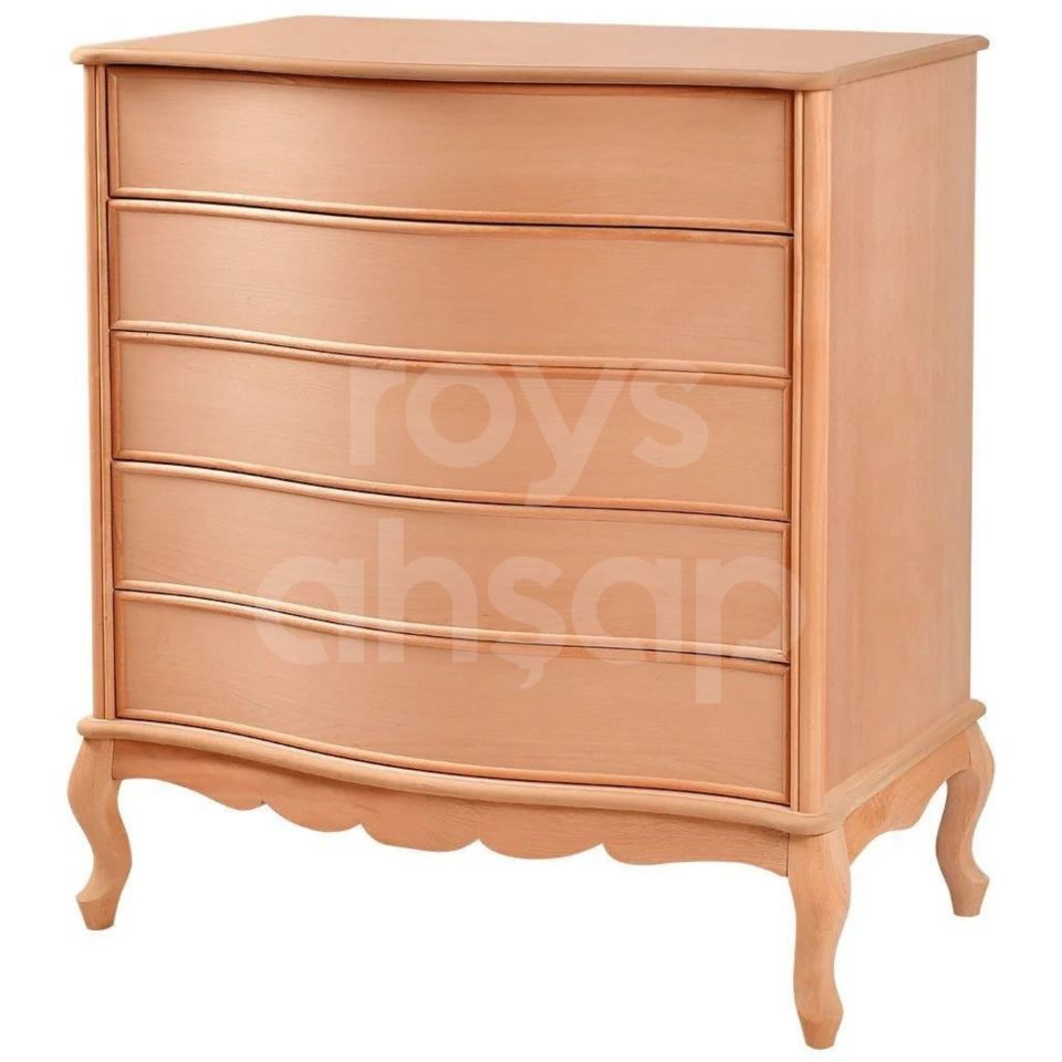 Roys Ahşap 3615 Masif Ham 100 Cm Barcelona Şifonyer