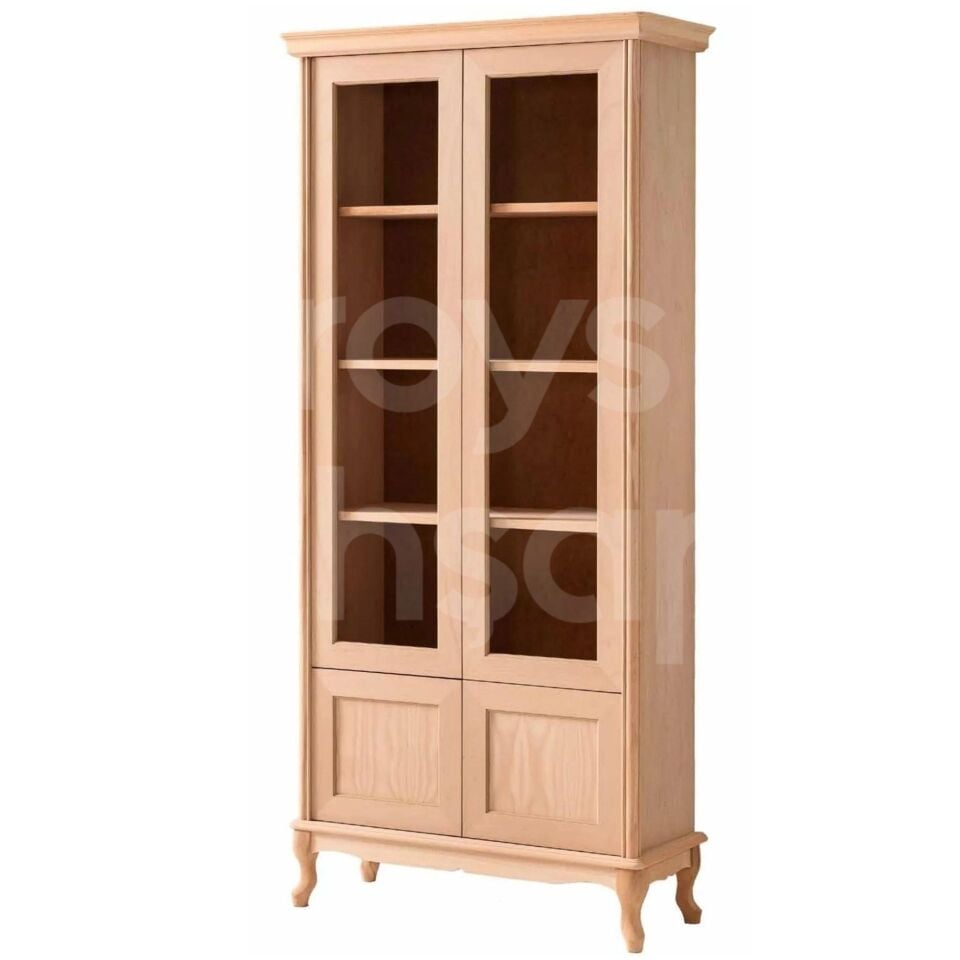 Roys Ahşap 6530 Masif Ham Lükens Kapaklı Kitaplık(Kopya)