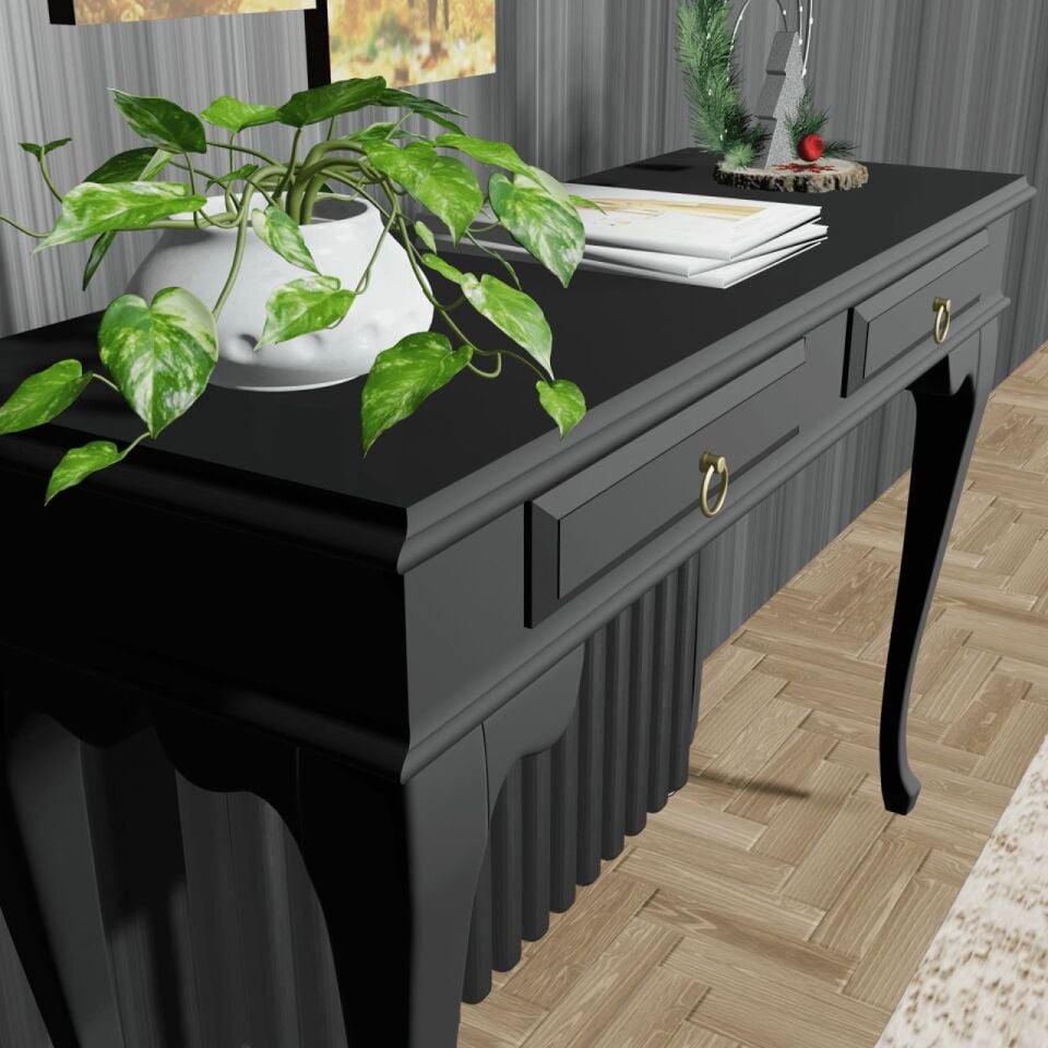 Roys Ahşap 140 Cm ekru Çekmeceli Petek Üstü Yüksek Dresuar(Kopya)