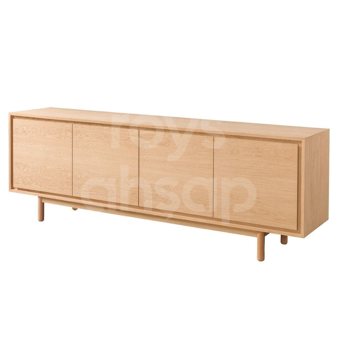 Roys Ahşap 4157 Masif Ham 220 Cm Abelya Meşe Kaplama Konsol(Kopya)