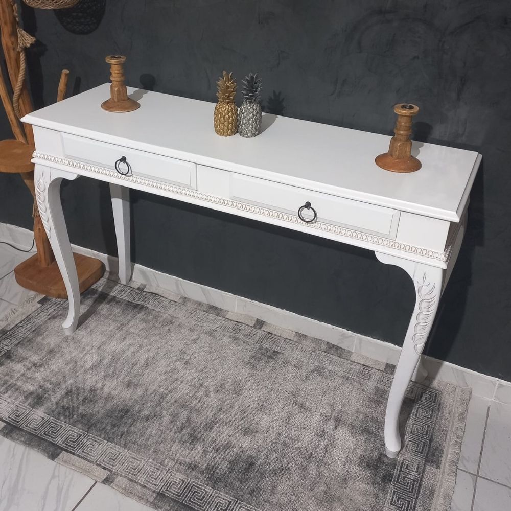 Roys Ahşap 90 Cm beyaz Dresuar