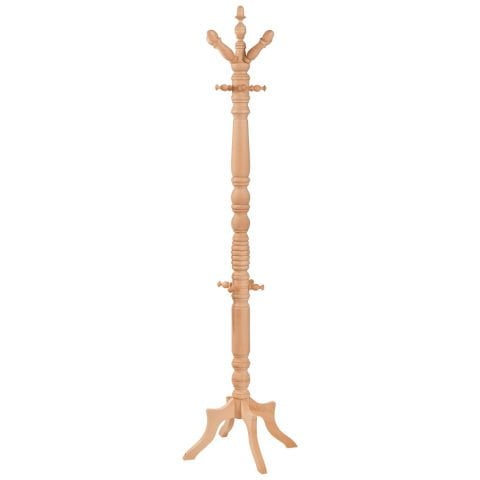 Roys Ahşap 7115 Masif Ham Tornalı Askılık