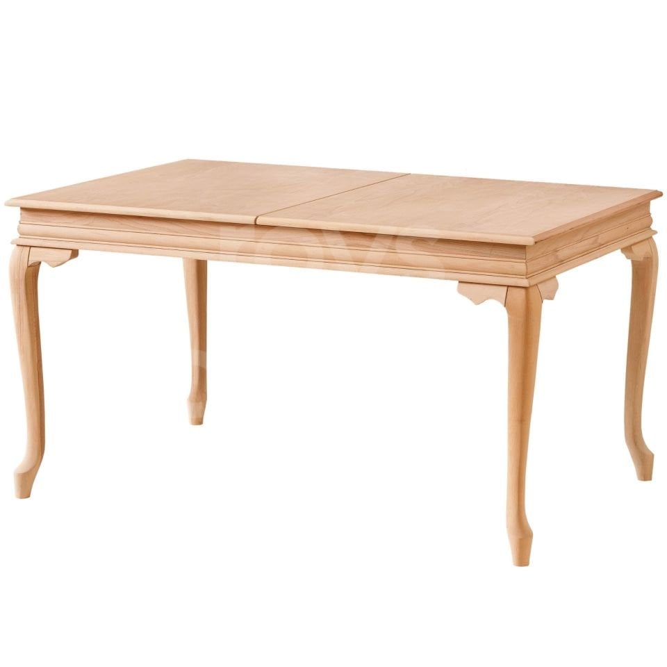Roys Ahşap 5153 Masif Ham 140 Cm Lükens İlaveli Yemek Masası