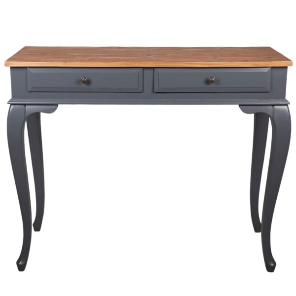 Roys Ahşap 100 Cm Çekmeceli Antrasit Açık Ceviz Dresuar