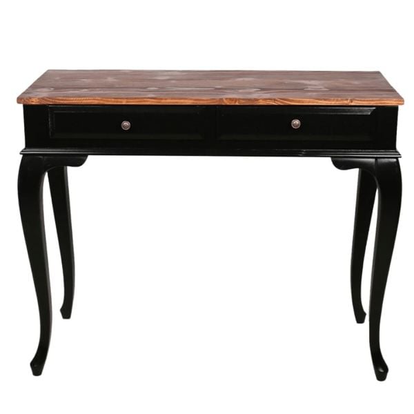 Roys Ahşap 100 Cm Çekmeceli Siyah Koyu Ceviz Dresuar