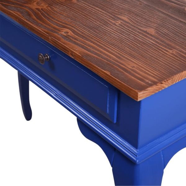 Roys Ahşap 100 Cm Çekmeceli Lacivert Ceviz Dresuar