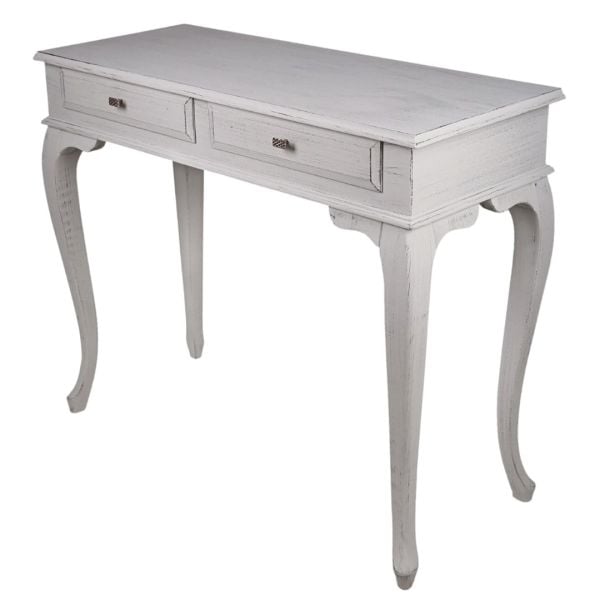 Roys Ahşap 100 Cm Çekmeceli Gri Eskitme Dresuar