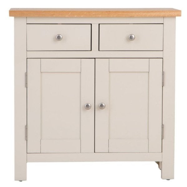 Roys Ahşap Fildişi Üstü Ceviz 75 Cm Mini Konsol