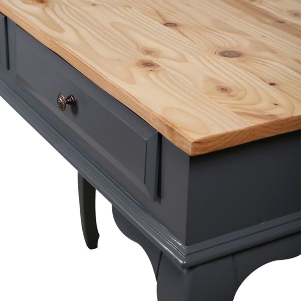 Roys Ahşap 120 Cm Çekmeceli Antrasit Naturel Dresuar