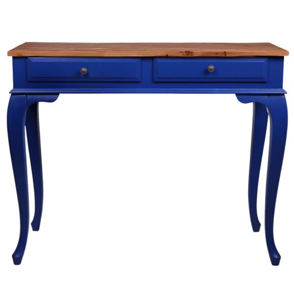 Roys Ahşap 120 Cm Çekmeceli Lacivert Ceviz Dresuar