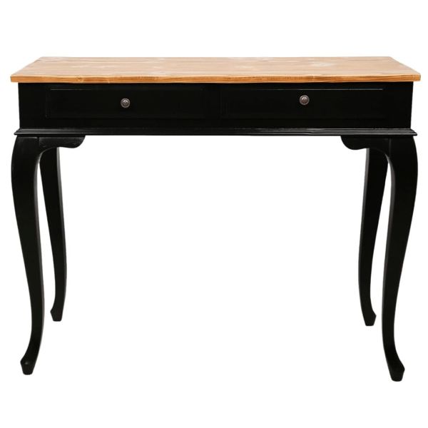 Roys Ahşap 120 Cm Çekmeceli Siyah Naturel Dresuar